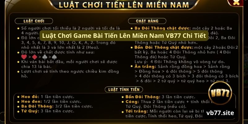 luat choi game bai tien len mien nam vb77 chi tiet luat choi game bai tien len mien nam vb77 chi tiet